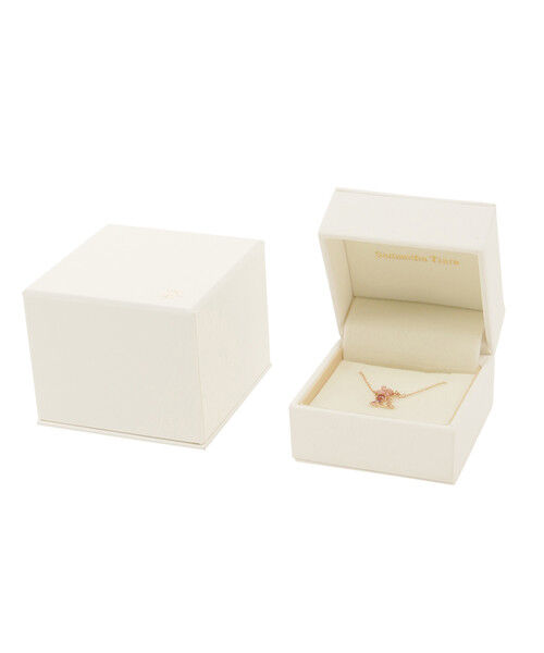 Samantha Tiara「K18 SPG フラワーレターズイニシャルネックレス 小 (E)」|ネックレス|