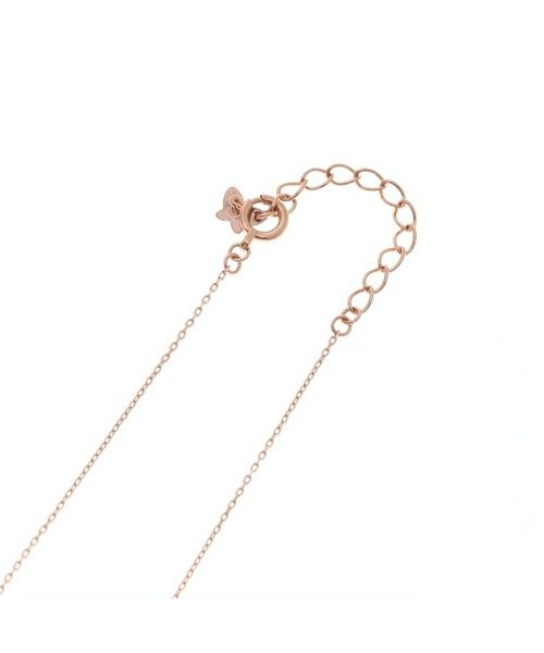 Samantha Tiara「K18 SPG フラワーレターズイニシャルネックレス 大 (W)」|ネックレス|