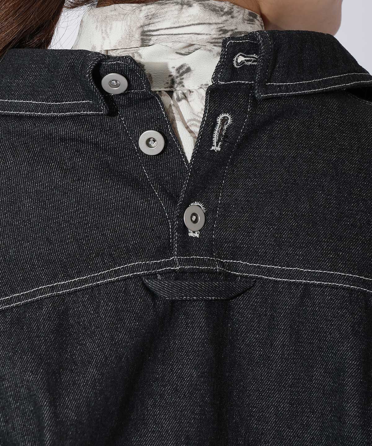 アンドクチュール「クロップドデニムジャケット」|デニムジャケット|