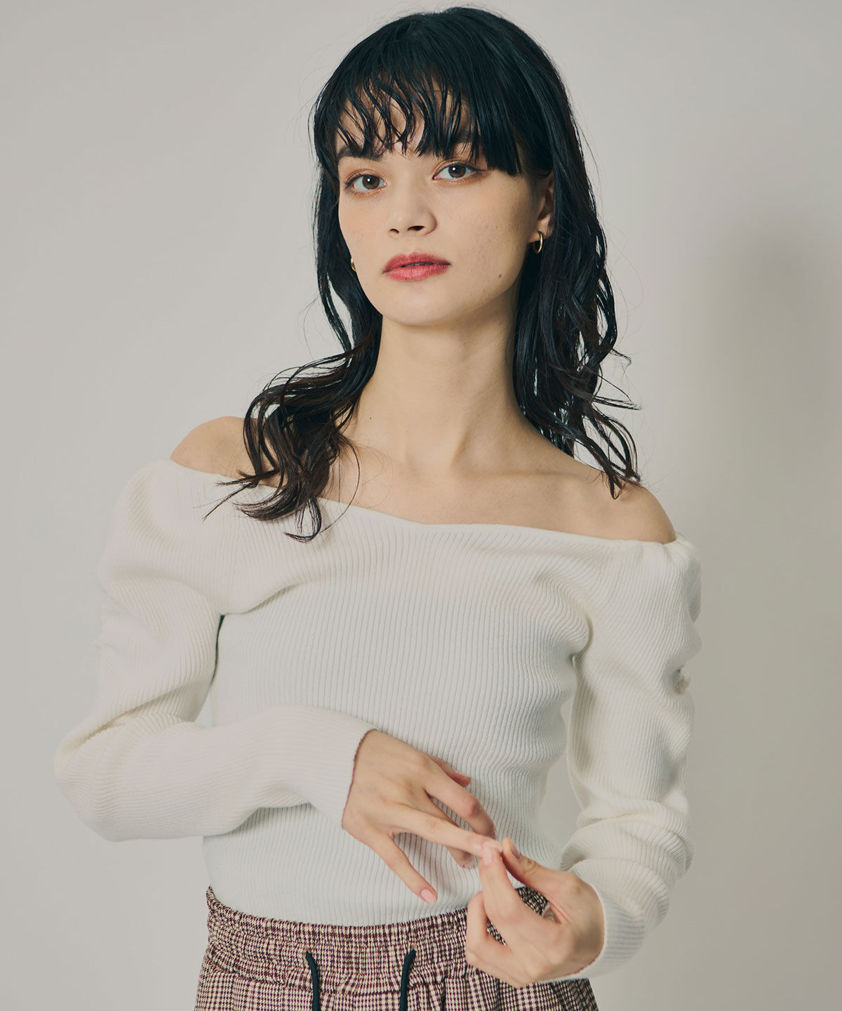 REDYAZEL「4wayリブニットトップス」|ニット・セーター|