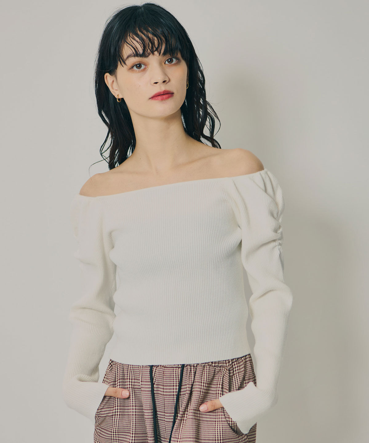 REDYAZEL「4wayリブニットトップス」|ニット・セーター|