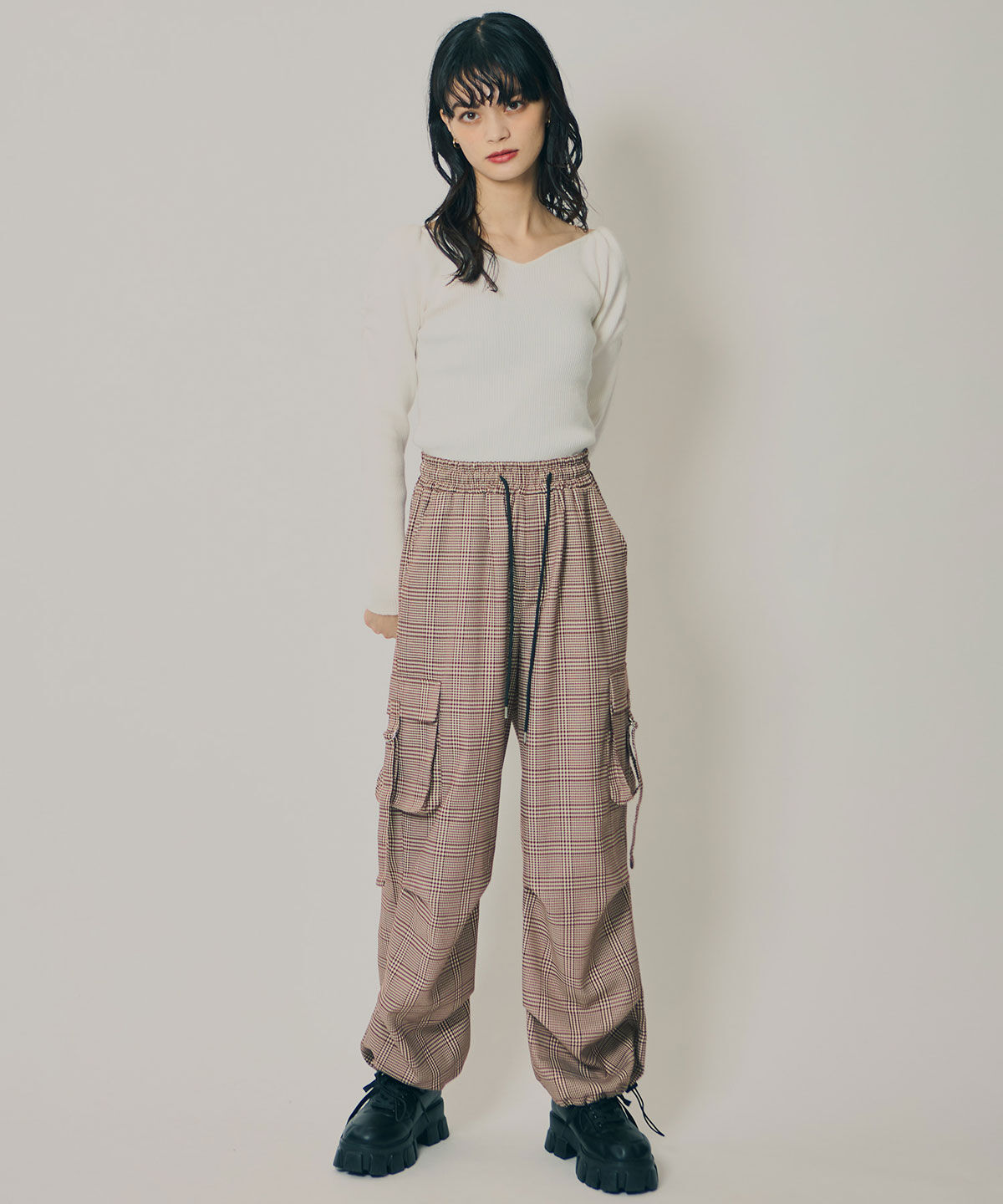 REDYAZEL「4wayリブニットトップス」|ニット・セーター|