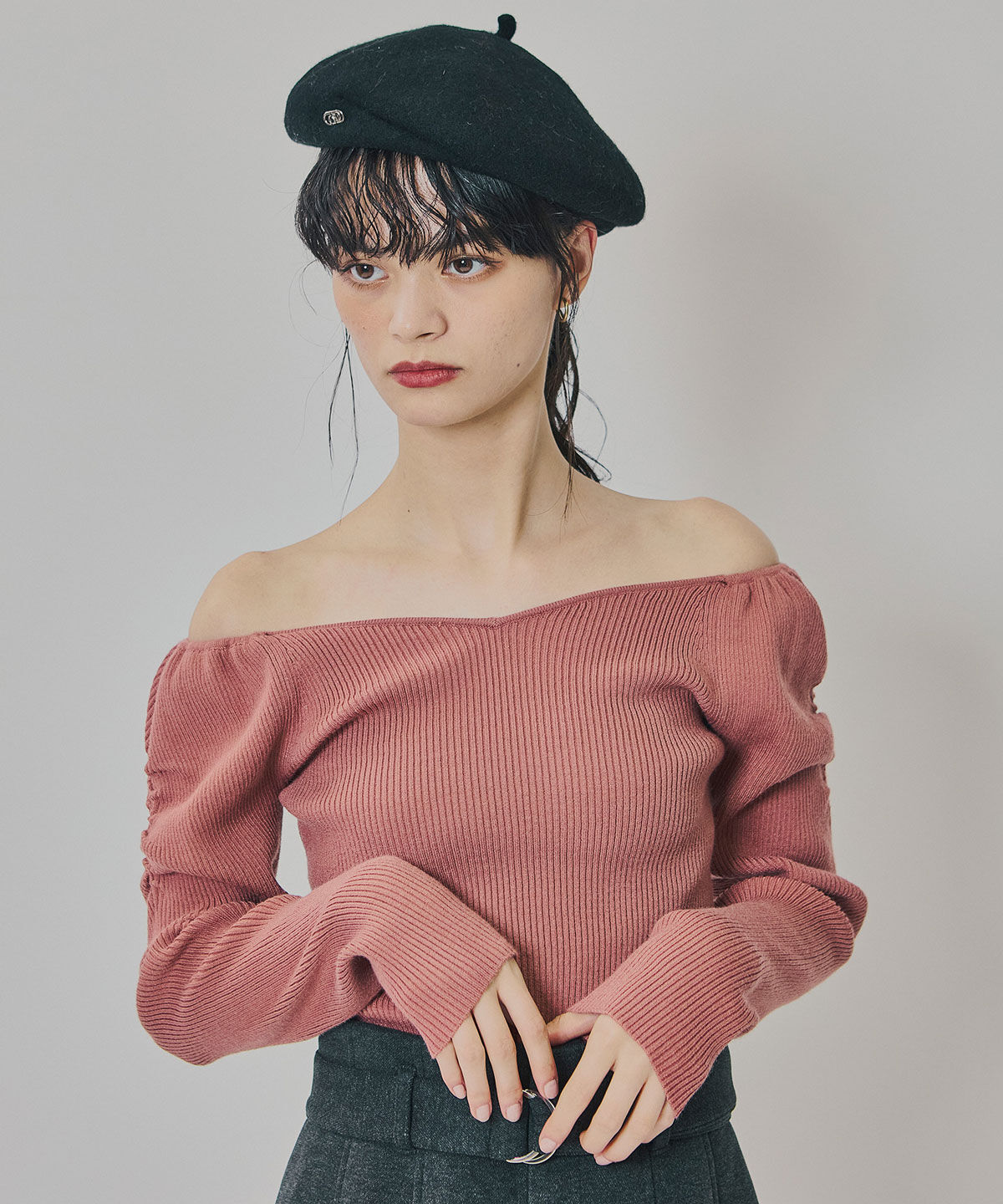 REDYAZEL「4wayリブニットトップス」|ニット・セーター|