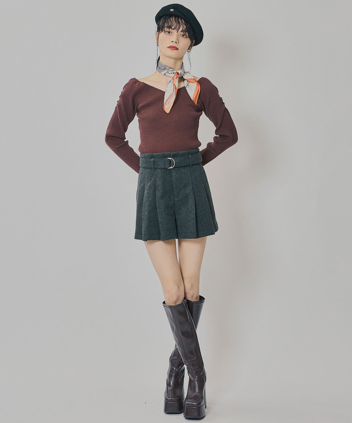 REDYAZEL「4wayリブニットトップス」|ニット・セーター|