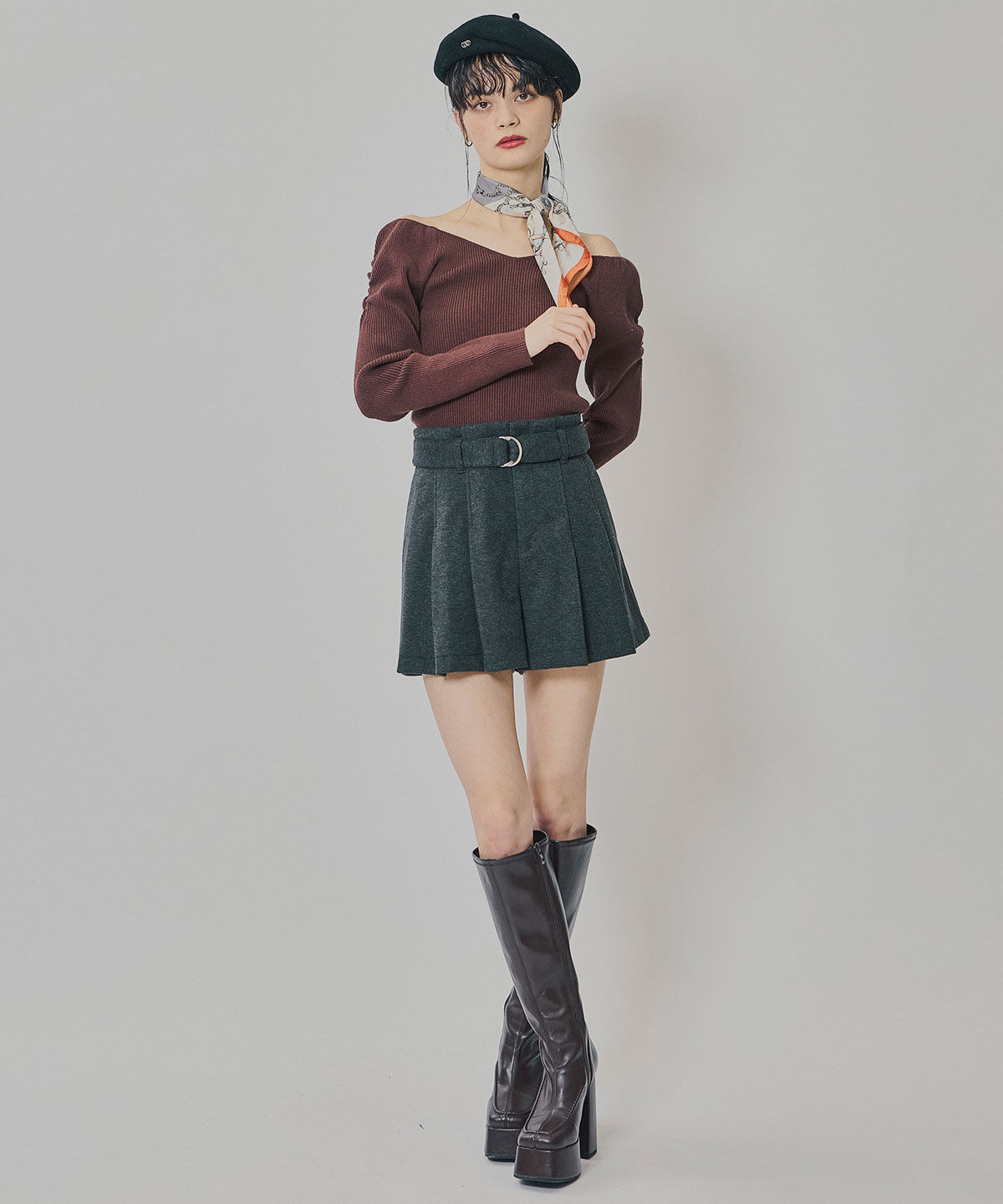 REDYAZEL「4wayリブニットトップス」|ニット・セーター|