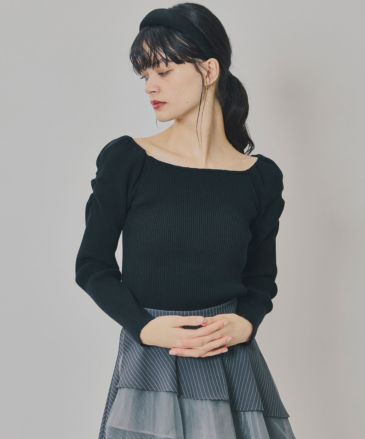 REDYAZEL「4wayリブニットトップス」|ニット・セーター|