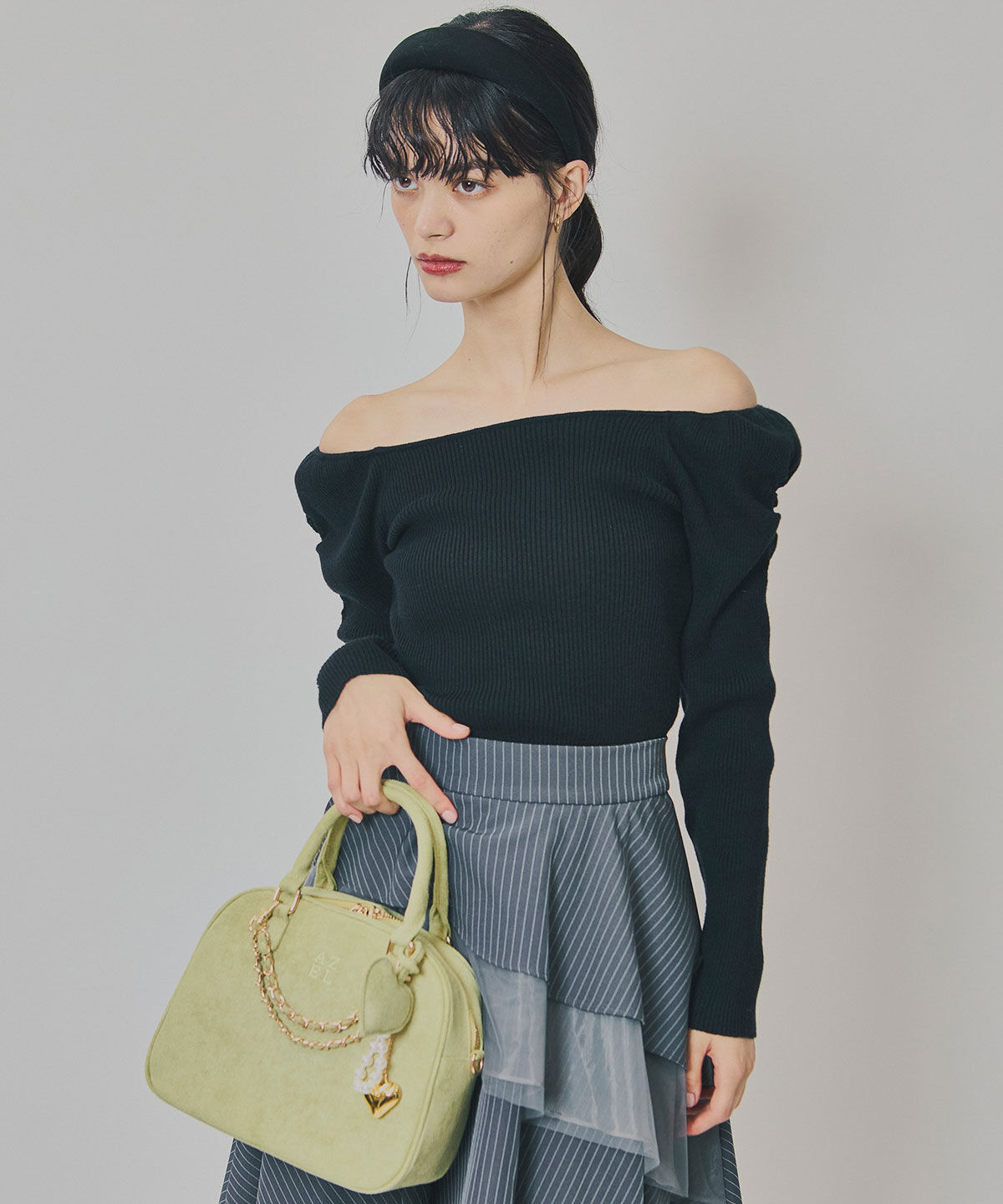 REDYAZEL「4wayリブニットトップス」|ニット・セーター|