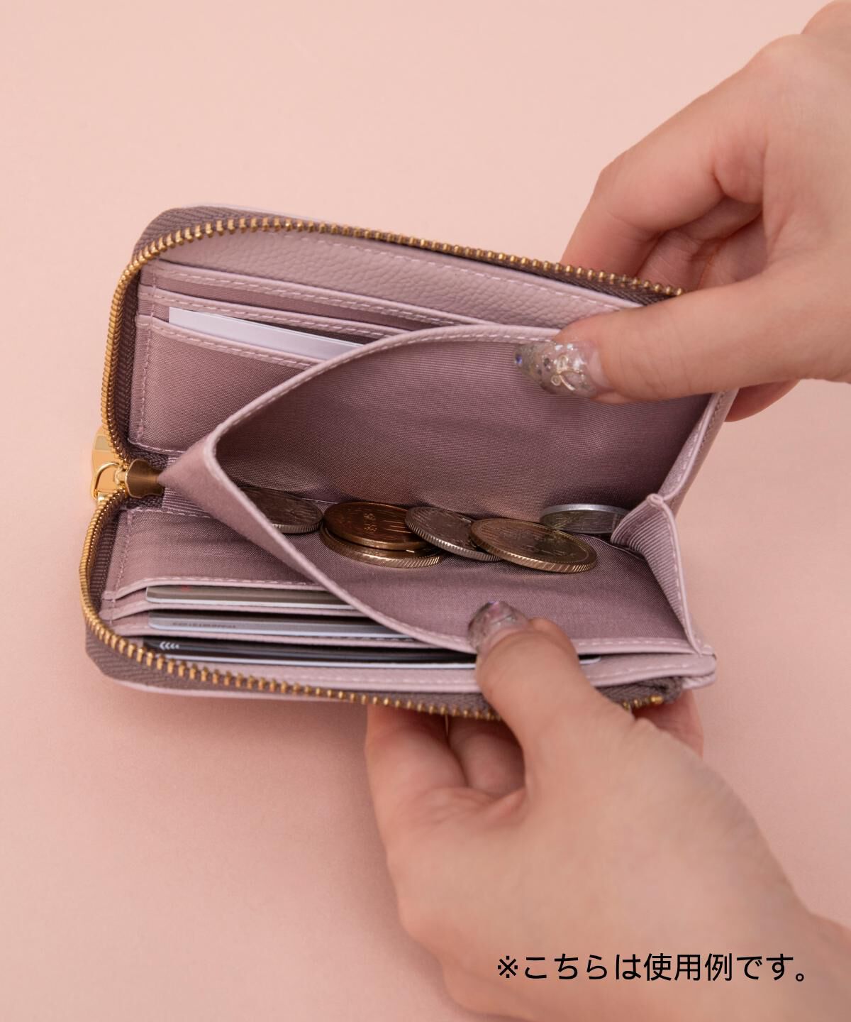 Samantha Thavasa Petit Choice「シンプルL字ファスナー 折財布」|財布|