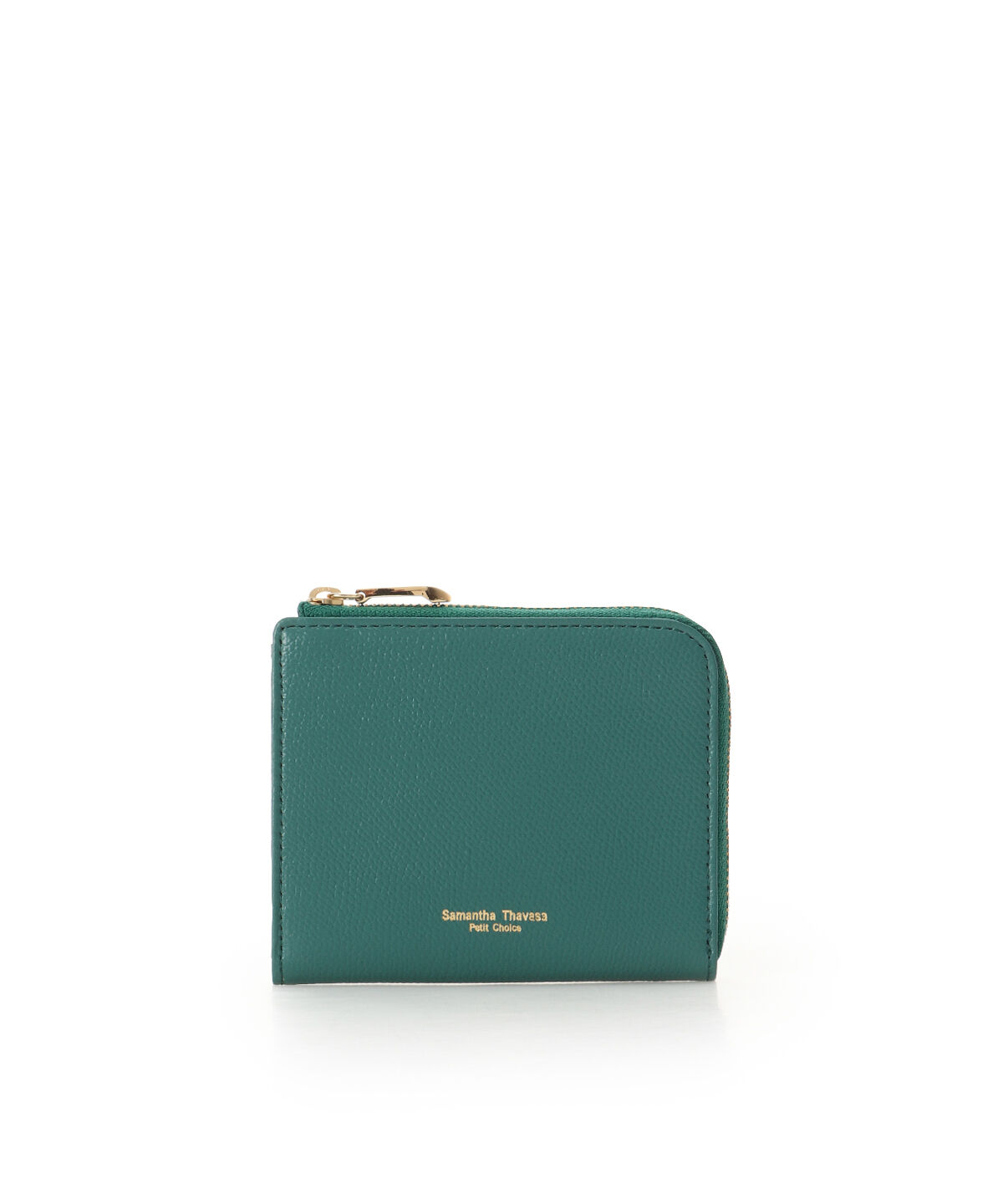 Samantha Thavasa Petit Choice「シンプルL字ファスナー 折財布」|財布|グリーン