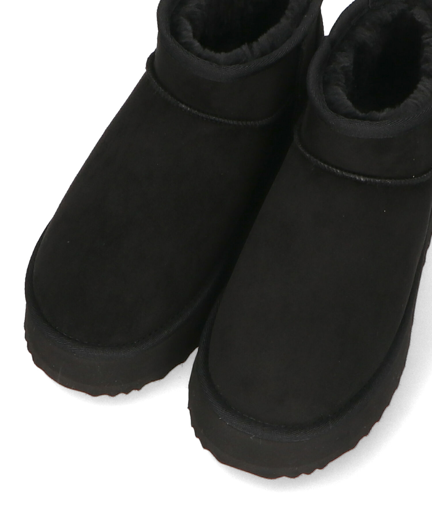 ORiental TRaffic「【累計1万足突破】 厚底 ムートン ショートブーツ /35401 軽量 防寒」|ショートブーツ|