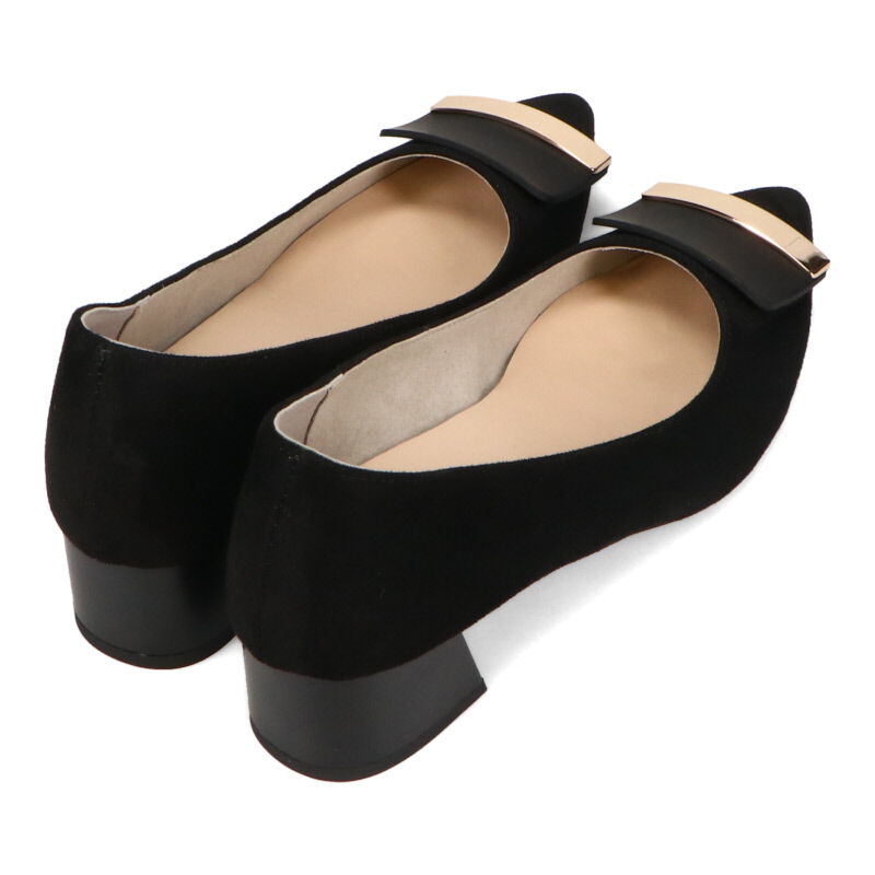 WA Oriental TRaffic「●2025秋冬新作●スクエアバックルフレアヒールパンプス/52314」|パンプス|