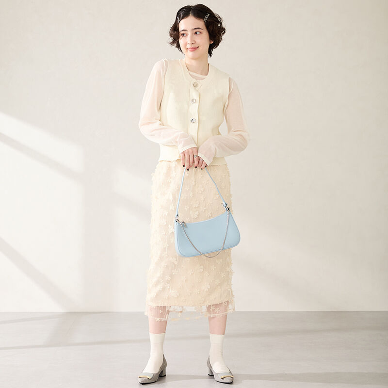 WA Oriental TRaffic「●2025秋冬新作●スクエアバックルフレアヒールパンプス/52314」|パンプス|