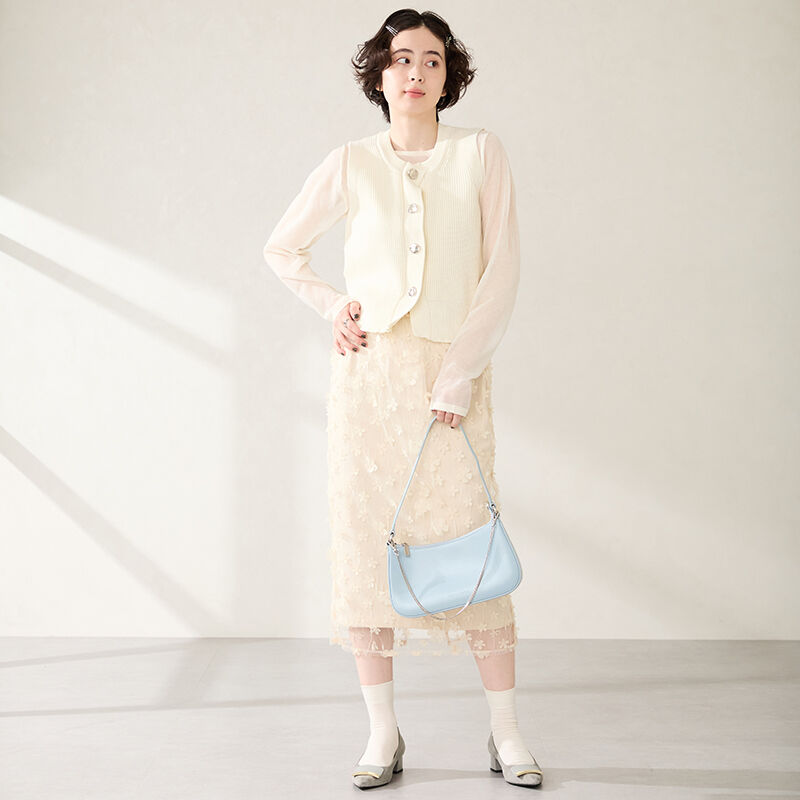 WA Oriental TRaffic「●2025秋冬新作●スクエアバックルフレアヒールパンプス/52314」|パンプス|