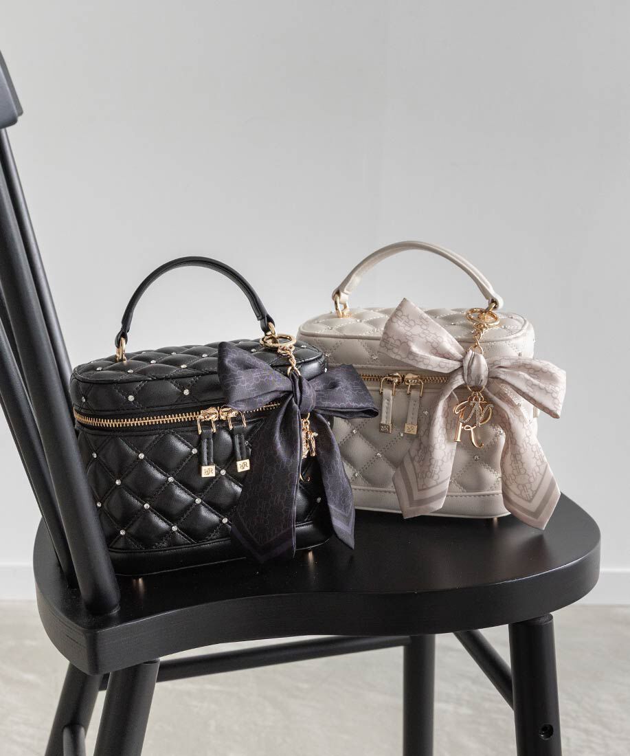  「2WAYリボンチャームキルティングバニティバッグ」|ショルダー・メッセンジャー|