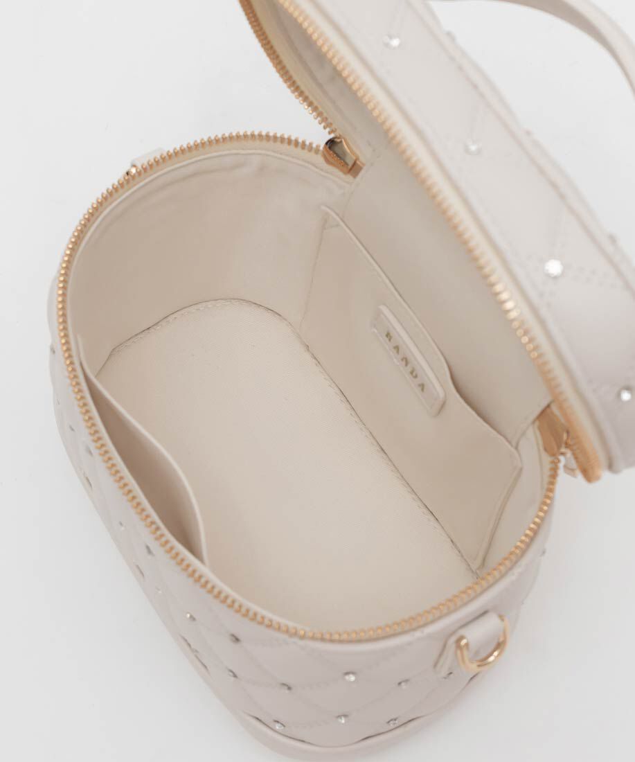  「2WAYリボンチャームキルティングバニティバッグ」|ショルダー・メッセンジャー|