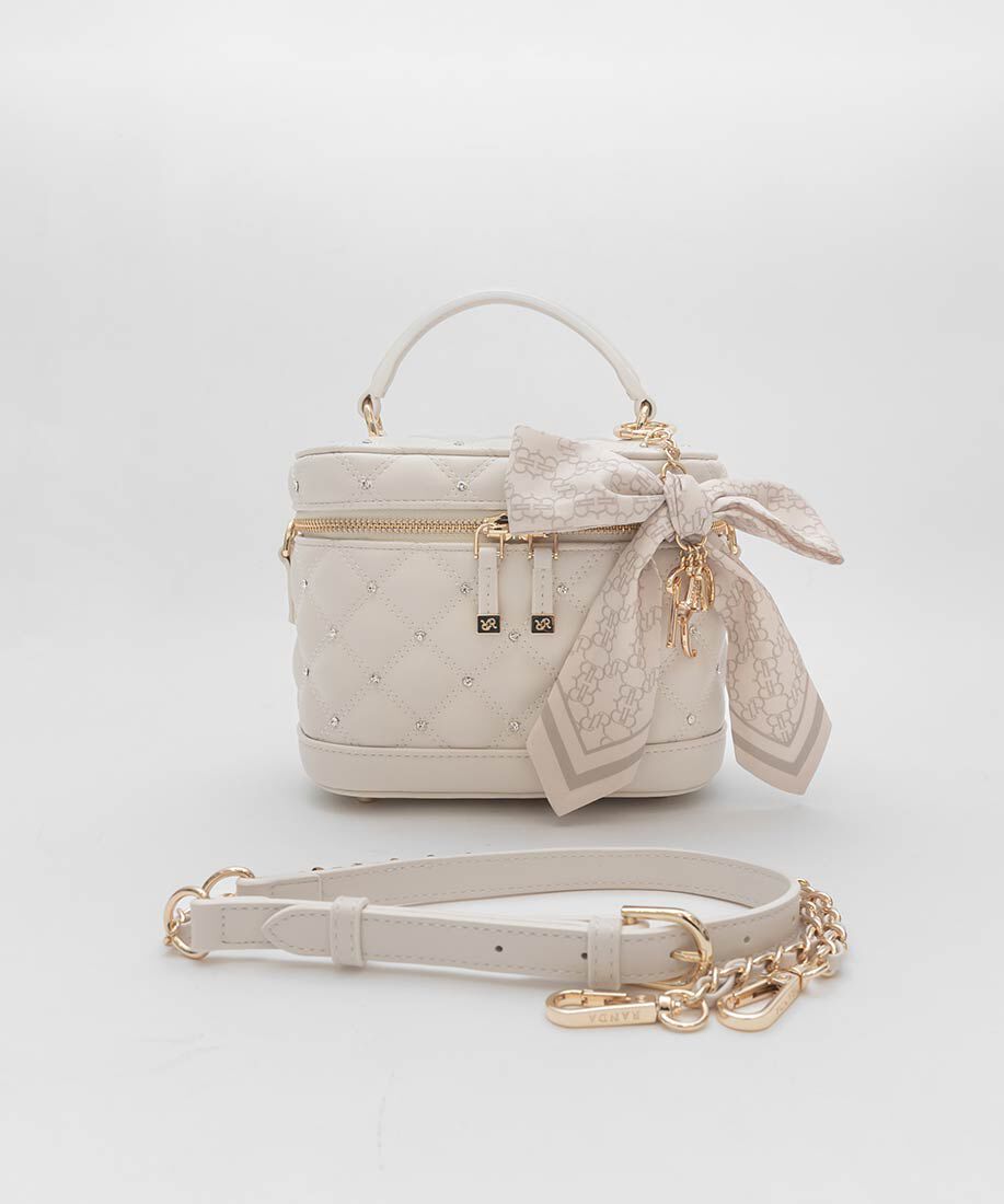  「2WAYリボンチャームキルティングバニティバッグ」|ショルダー・メッセンジャー|