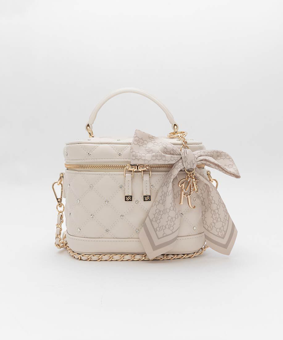  「2WAYリボンチャームキルティングバニティバッグ」|ショルダー・メッセンジャー|