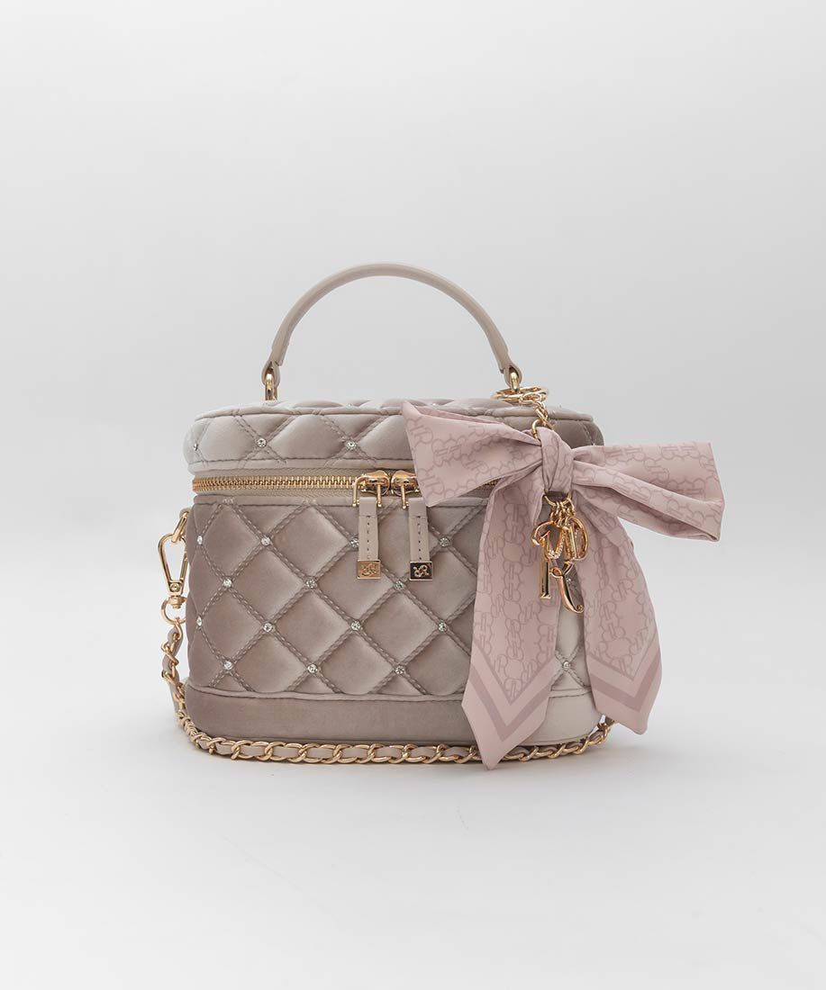  「2WAYリボンチャームキルティングバニティバッグ」|ショルダー・メッセンジャー|