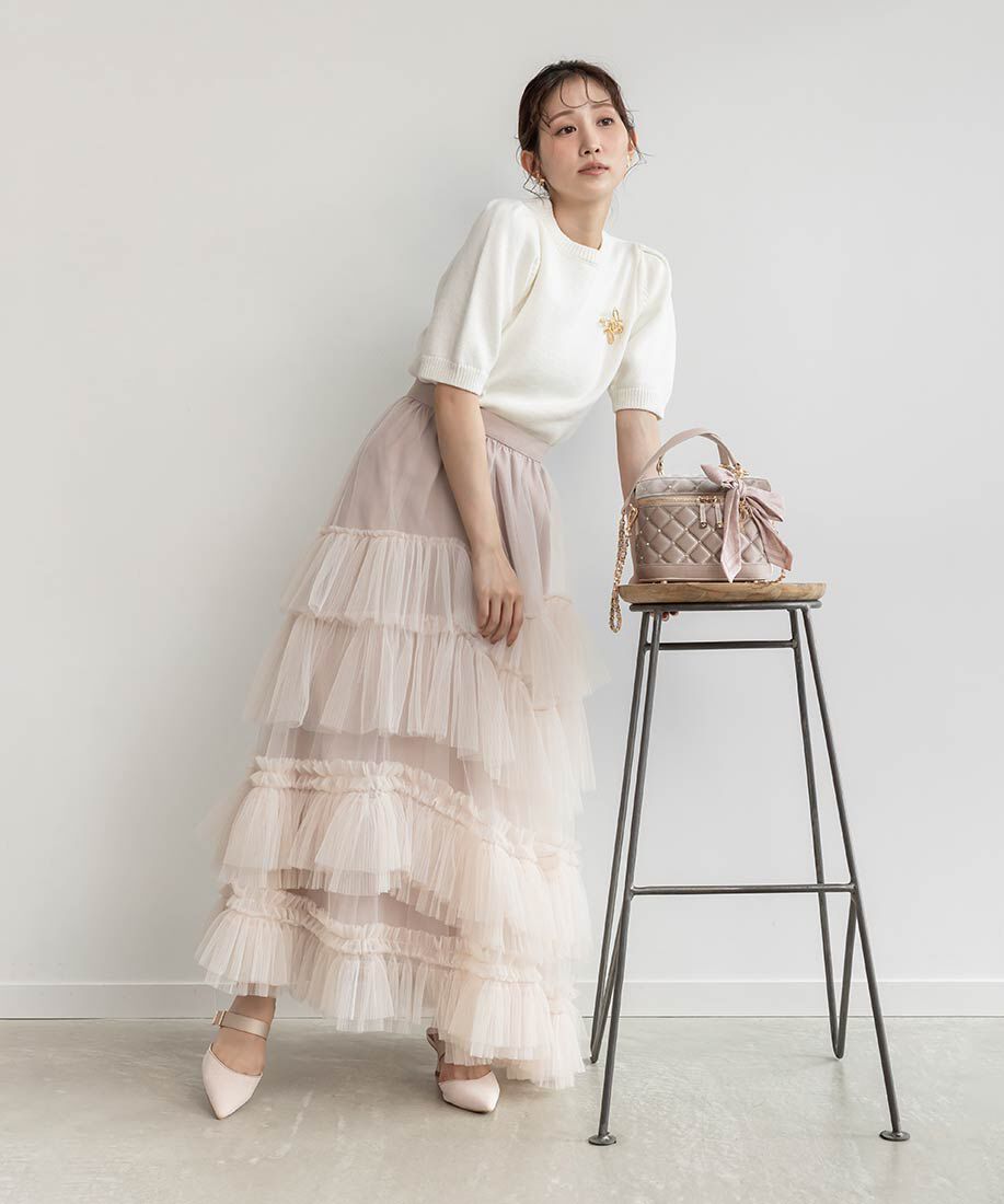  「2WAYリボンチャームキルティングバニティバッグ」|ショルダー・メッセンジャー|