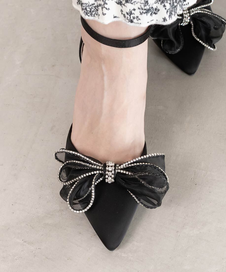  「3WAYリボンセパレートパンプス」|パンプス|