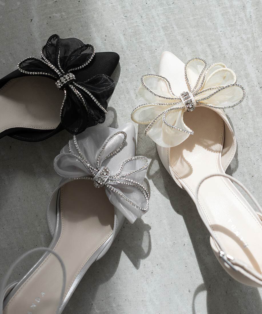  「3WAYリボンセパレートパンプス」|パンプス|