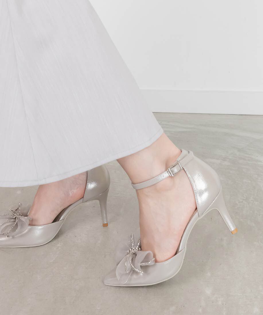  「3WAYリボンセパレートパンプス」|パンプス|