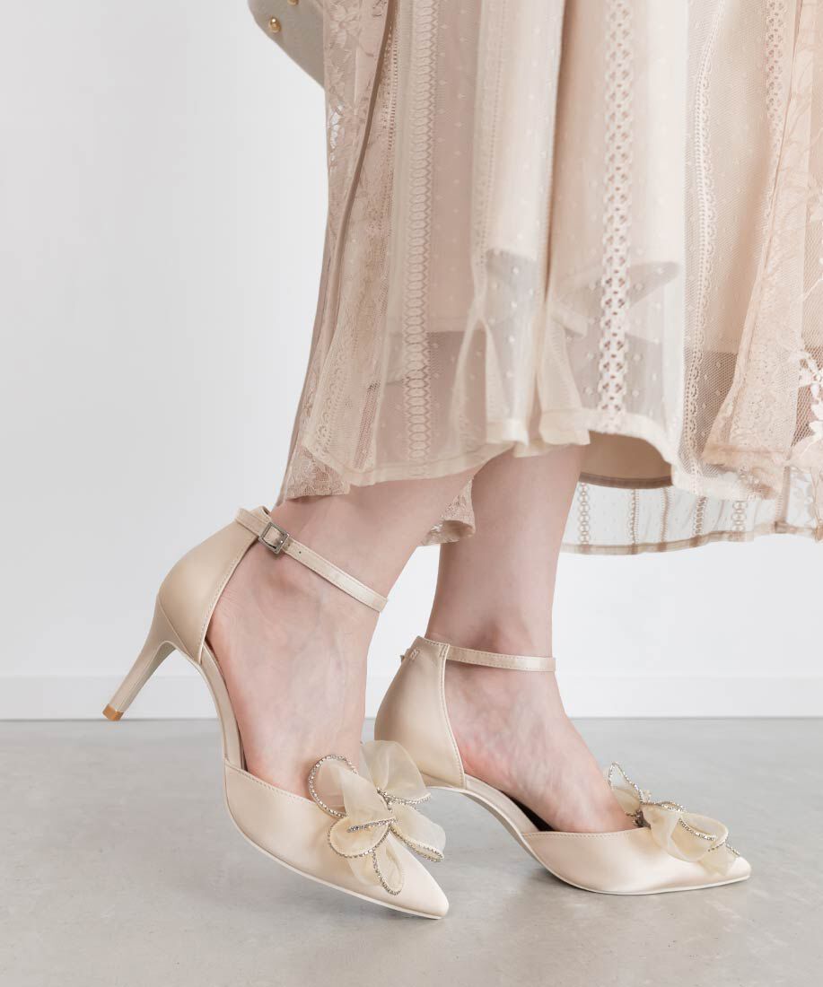  「3WAYリボンセパレートパンプス」|パンプス|