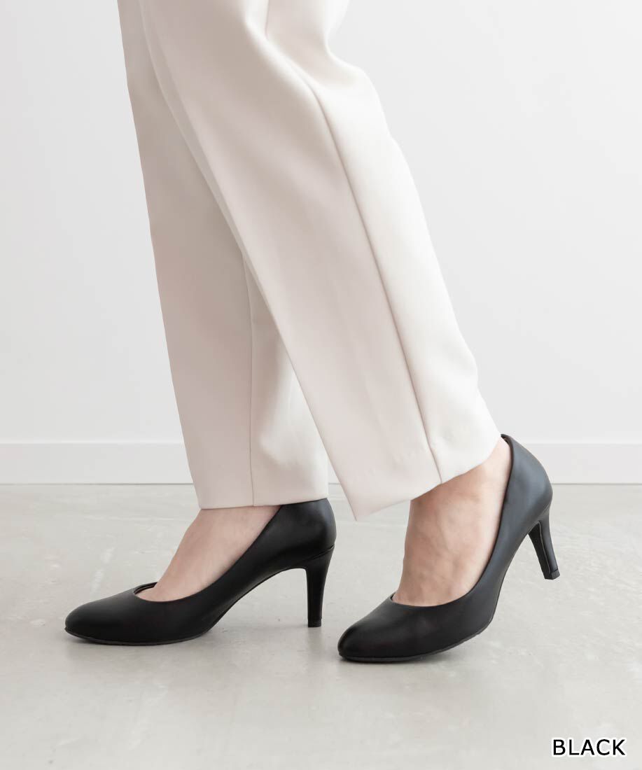  「【走れる美脚パンプス】ベーシックパンプス」|パンプス|ブラックスムース