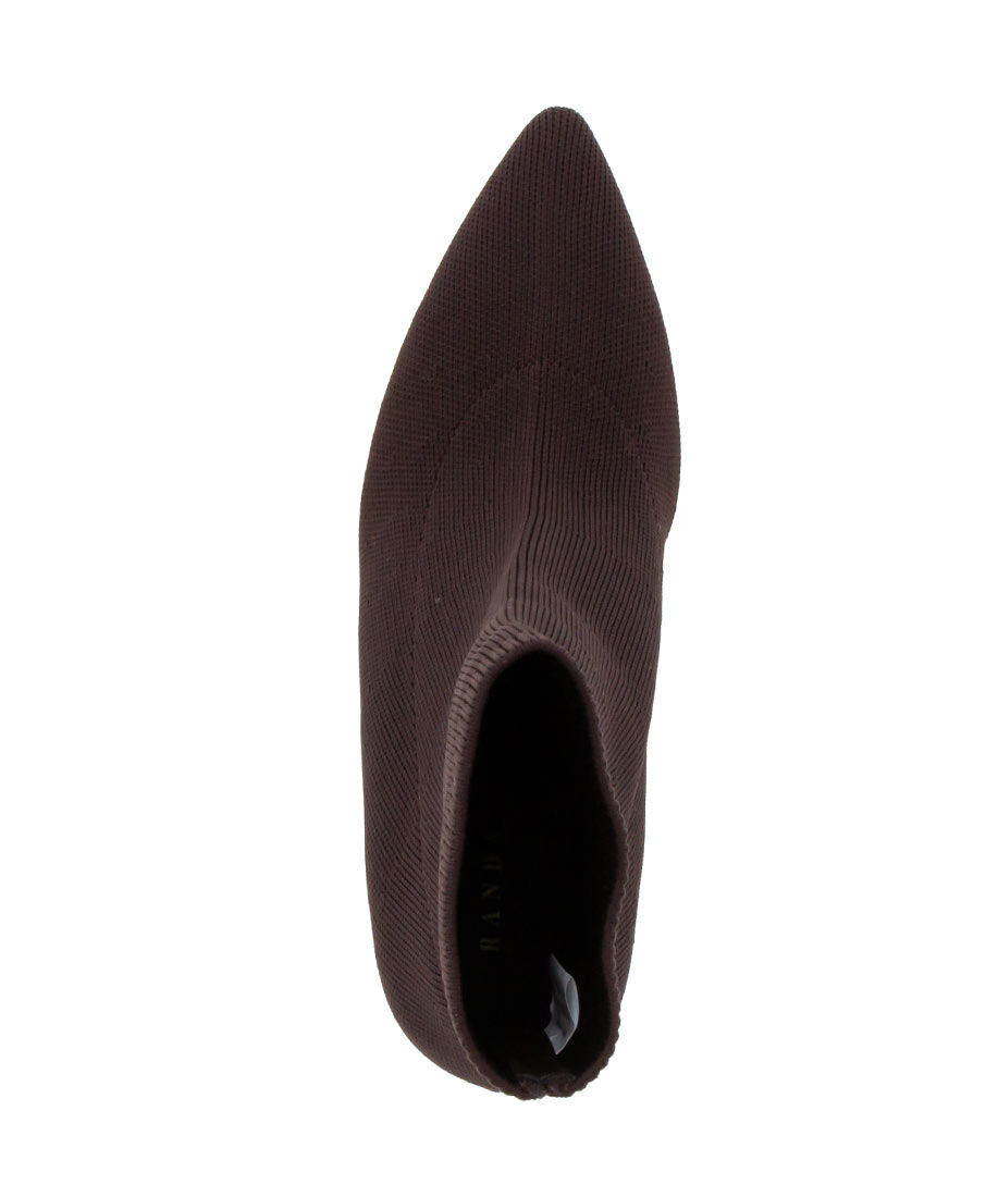  「ストレッチ プレートヒールソックスブーツ」|ショートブーツ|