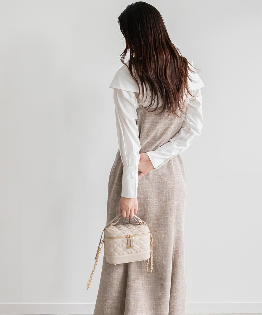  「キルティング2WAYバニティバッグ」|ショルダー・メッセンジャー|