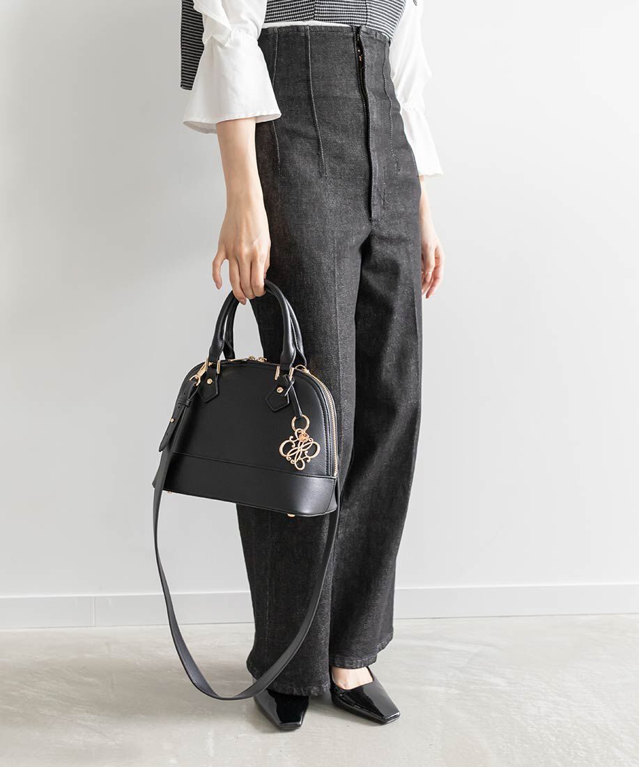  「ラウンド2WAYショルダーバッグ」|ハンドバッグ|