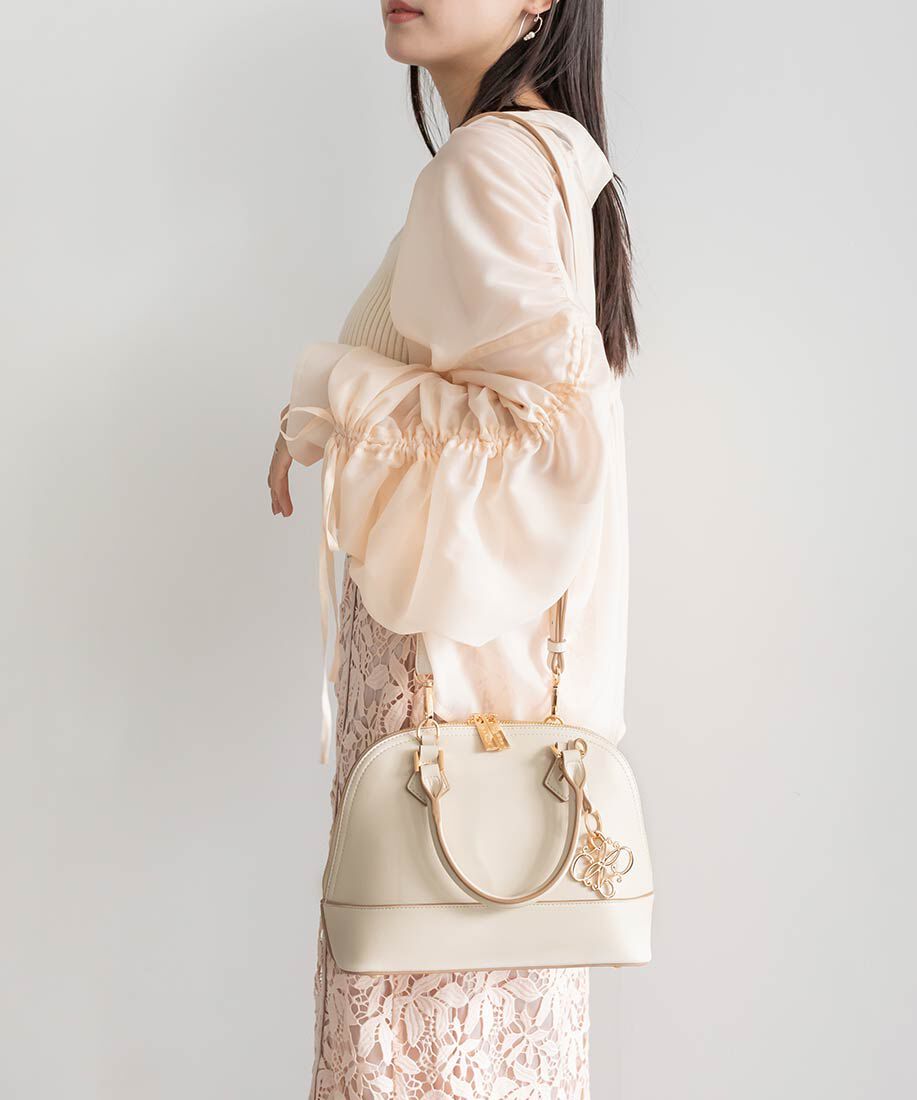  「ラウンド2WAYショルダーバッグ」|ハンドバッグ|