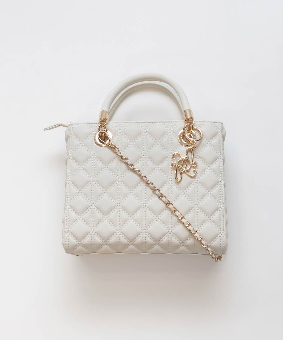  「2WAYキルティングミディバッグ」|ハンドバッグ|