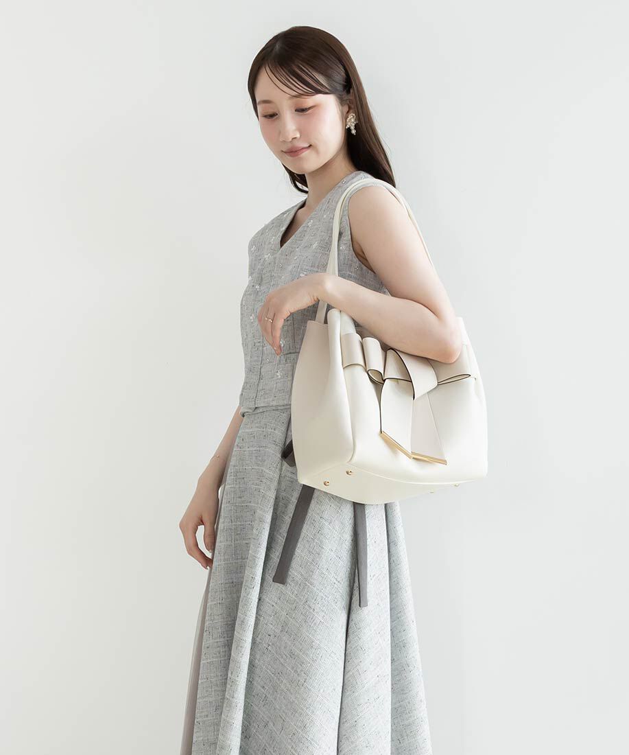  「【A4対応】リボントートバッグ」|トートバッグ|