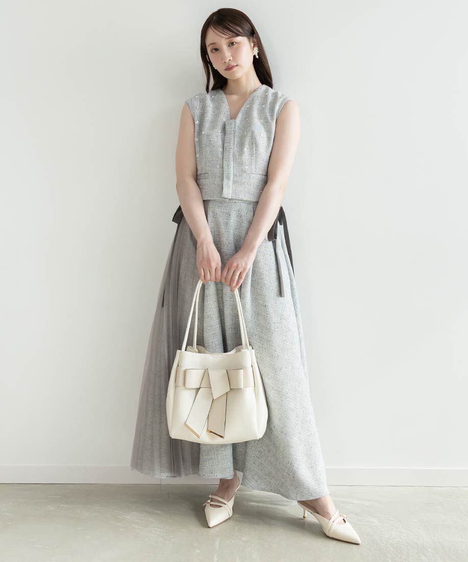  「【A4対応】リボントートバッグ」|トートバッグ|