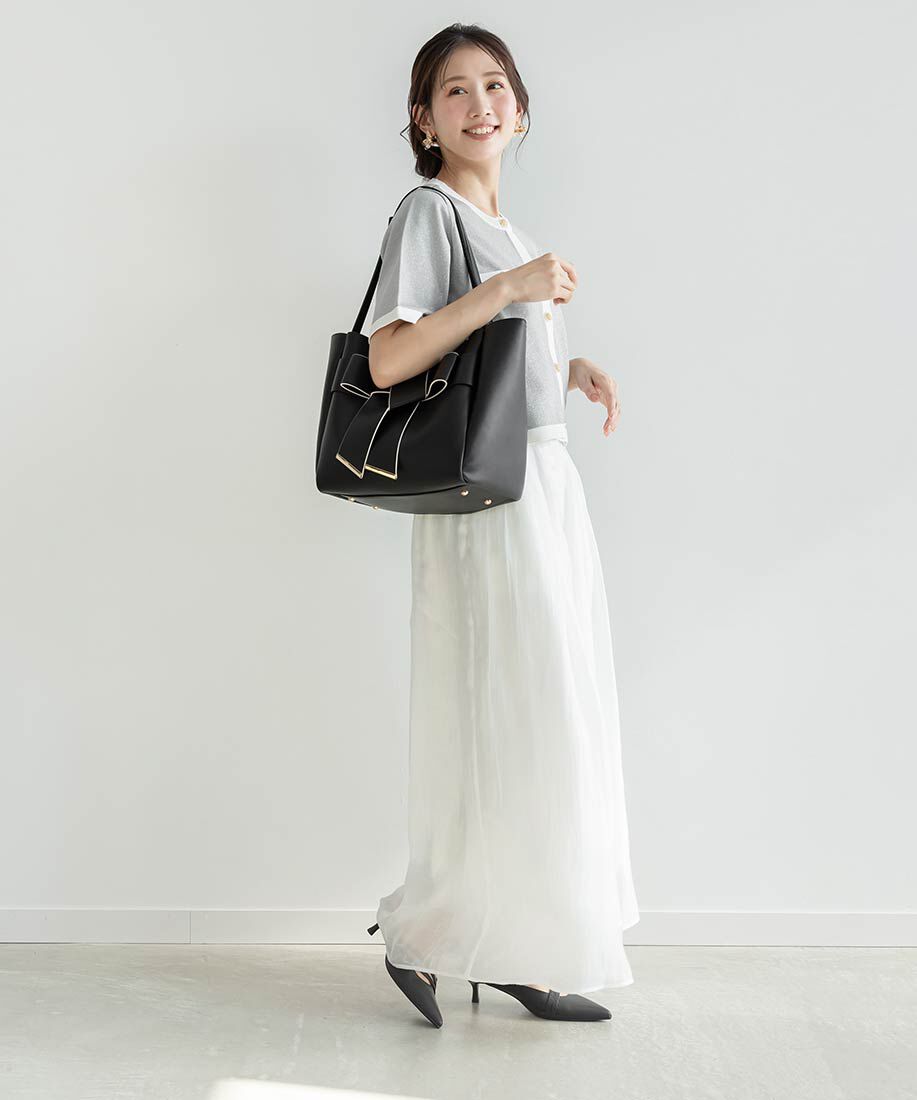  「【A4対応】リボントートバッグ」|トートバッグ|