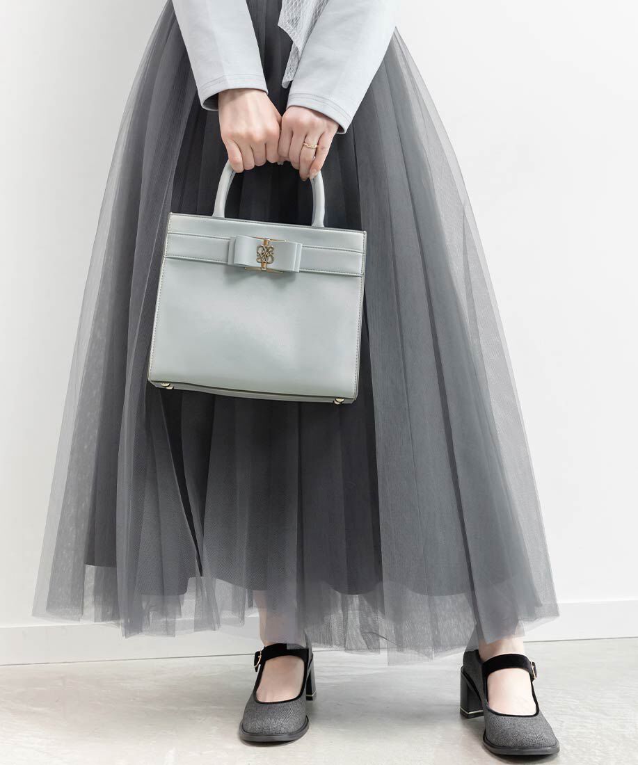  「2WAY モノグラムリボントートバッグ」|トートバッグ|