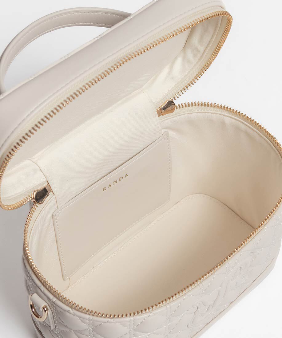  「2WAY モノグラムロゴキルティングバニティバッグ」|ハンドバッグ|