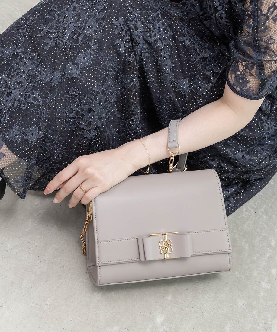  「2WAY モノグラムリボンショルダーバッグ」|ショルダー・メッセンジャー|