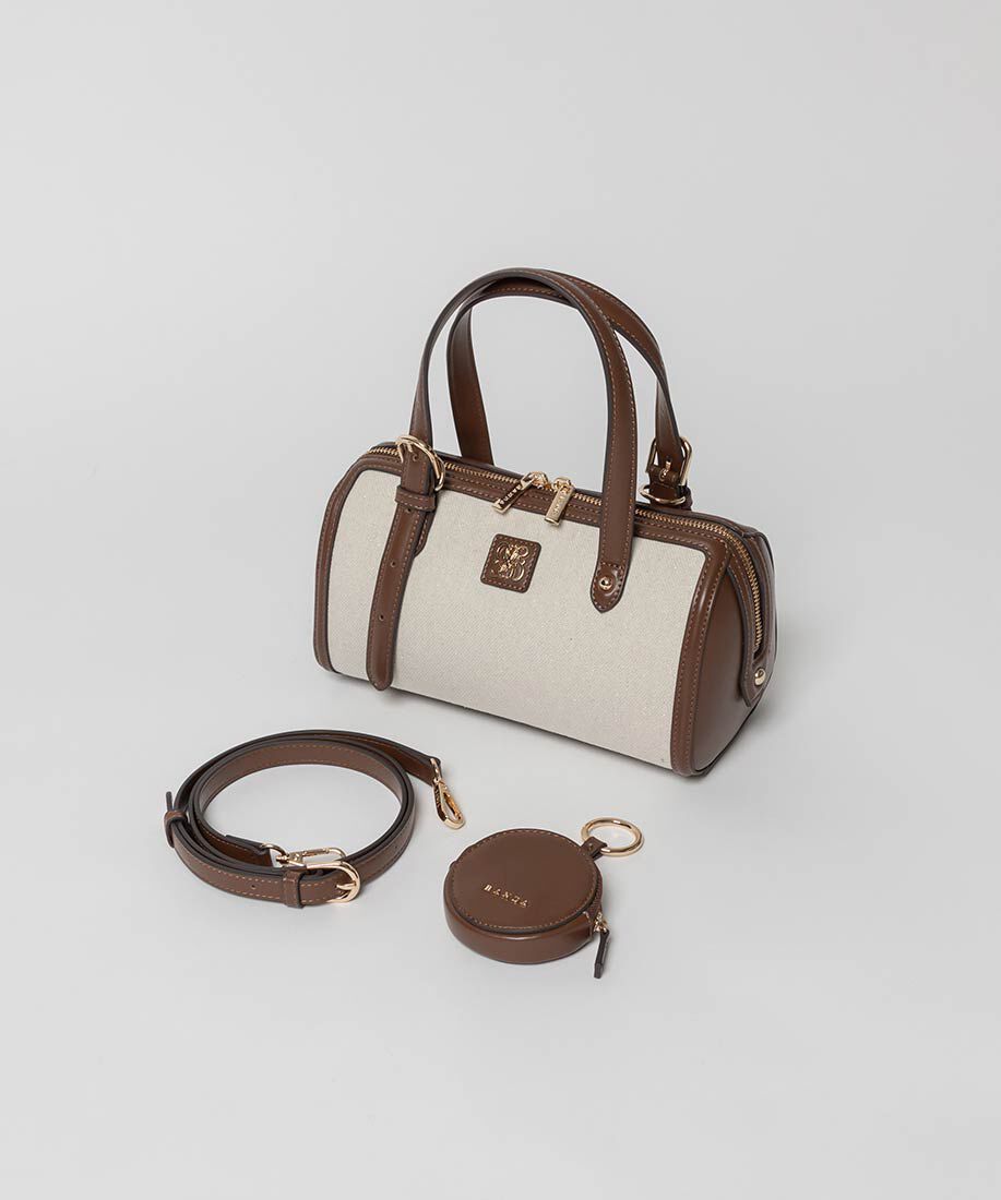  「2WAY デザインベルトボストンバッグ」|ハンドバッグ|