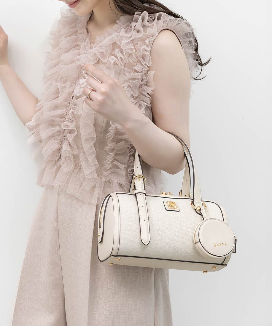  「2WAY デザインベルトボストンバッグ」|ハンドバッグ|