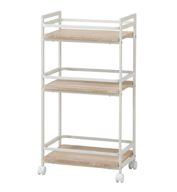 B-COMPANY「ヴィンテージ調　ワイドワゴン」|食器・キッチングッズ|ﾅﾁｭﾗﾙ