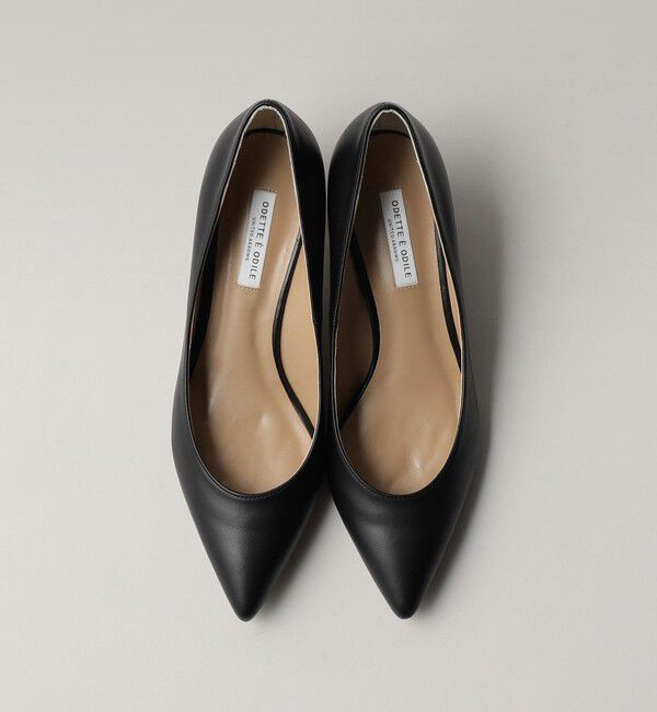 ODETTE E ODILE「ポインテッドブロックヒール パンプス55&darr;&uarr;」|パンプス|