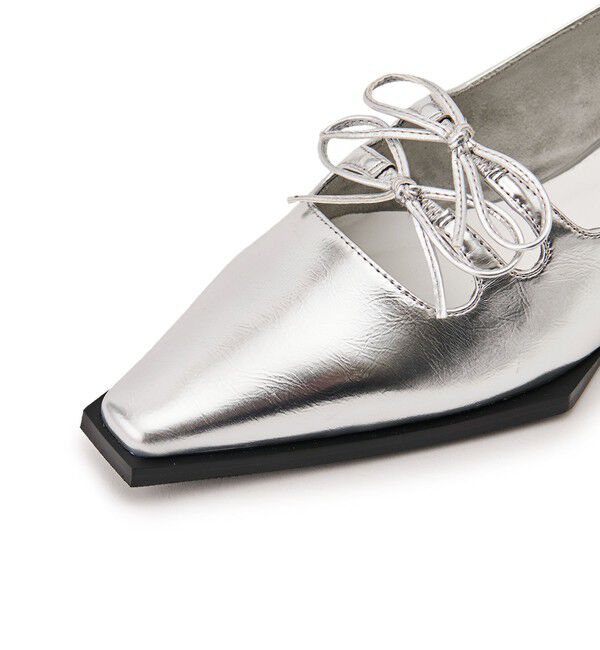 ODETTE E ODILE「＜SY＞ダブルリボンピース フラット15●&uarr;」|パンプス|