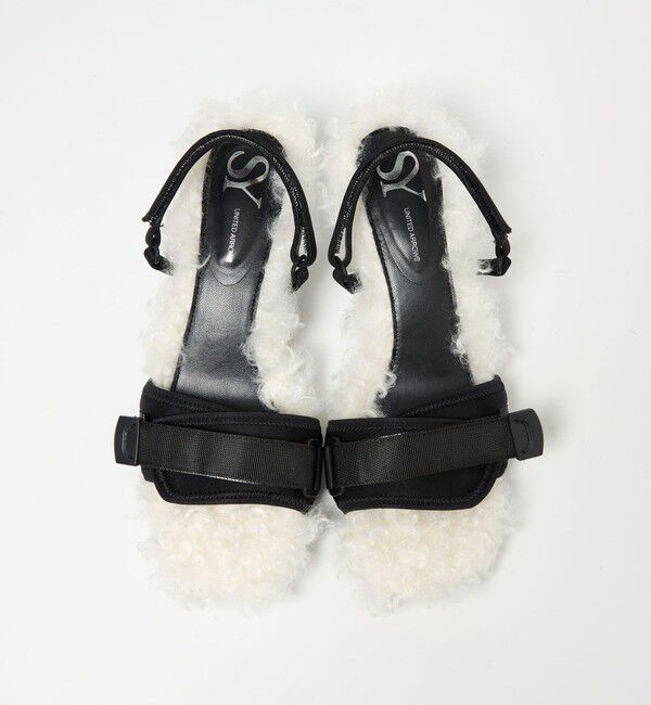 ODETTE E ODILE「＜SY＞ ヒールアップフェイクファー サンダル55&uarr;」|サンダル|