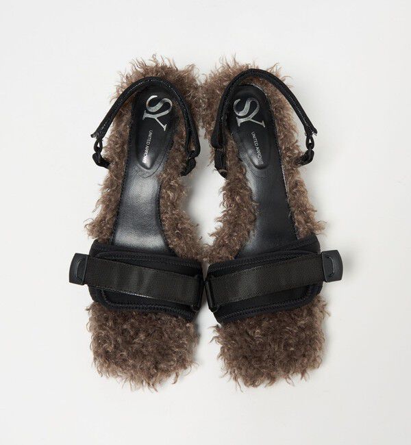 ODETTE E ODILE「＜SY＞ ヒールアップフェイクファー サンダル55&uarr;」|サンダル|