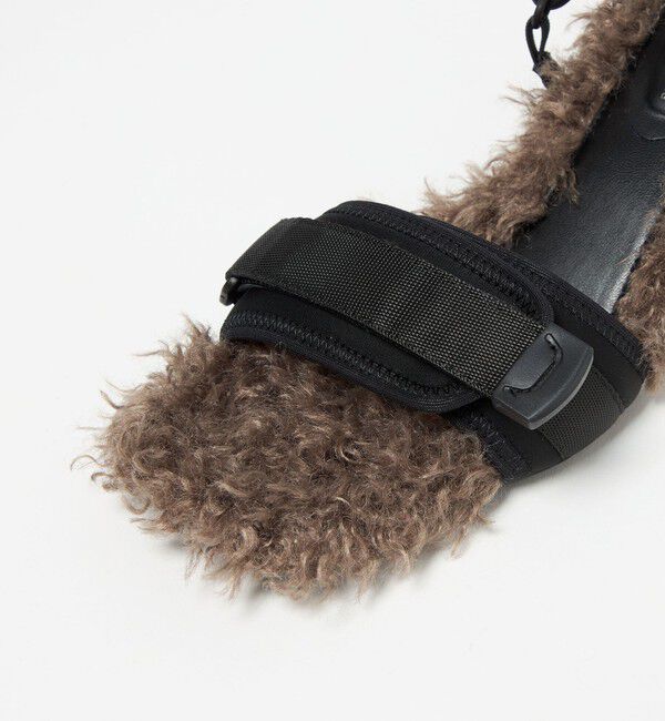 ODETTE E ODILE「＜SY＞ ヒールアップフェイクファー サンダル55&uarr;」|サンダル|