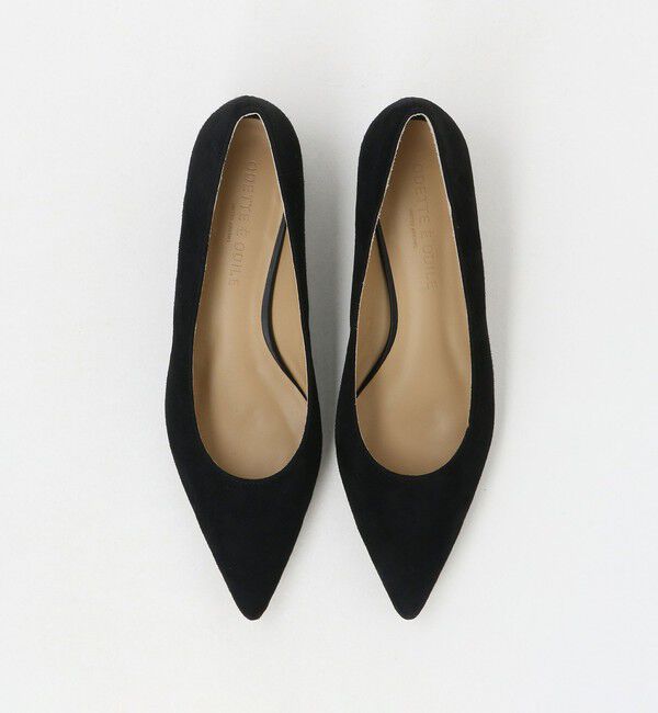 ODETTE E ODILE「ポインテッドブロックヒール パンプス35&darr;&uarr;」|パンプス|
