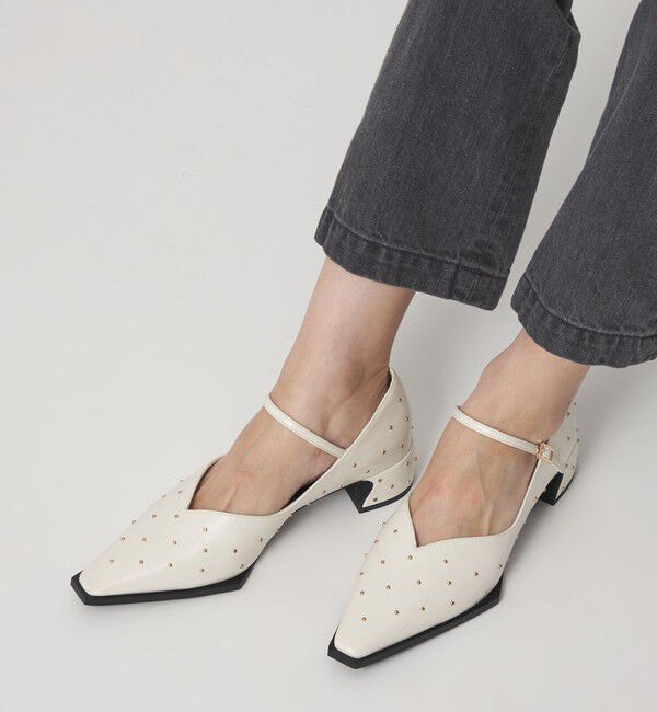 ODETTE E ODILE「＜SY＞ ストラップドット パンプス40&uarr;」|パンプス|