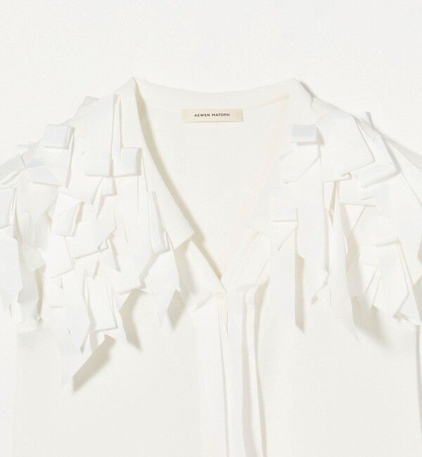 AEWEN MATOPH「＜AEWEN MATOPH＞リボンテープ ノースリーブ ニット」|ニット・セーター|
